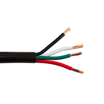 SCP 4C/14 AWG 105 Strand BC, Direct Burial, Security Alarm Cable, Black - 1000ft Spool