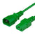 World Cord C13 C14 10A 250V 18/3 SJT Power Cord - Green