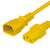 World Cord C13 C14 15A 250V 14/3 SJT Power Cord - Yellow