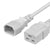 World Cord C14 to C19 15A 250V 14AWG SJT Power Cord - White