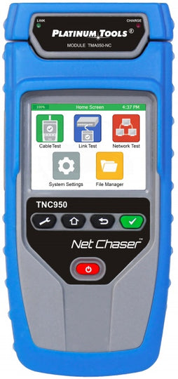 PlatinumTools Net Chaser™ Ethernet Speed Certifier & Network Tester, TNC950AR
