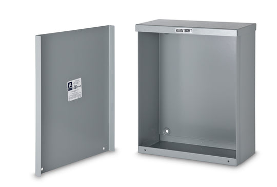 Austin AB-10106RB 10x10x6 Type 3R Raintight Screwcover Box - Galvanized