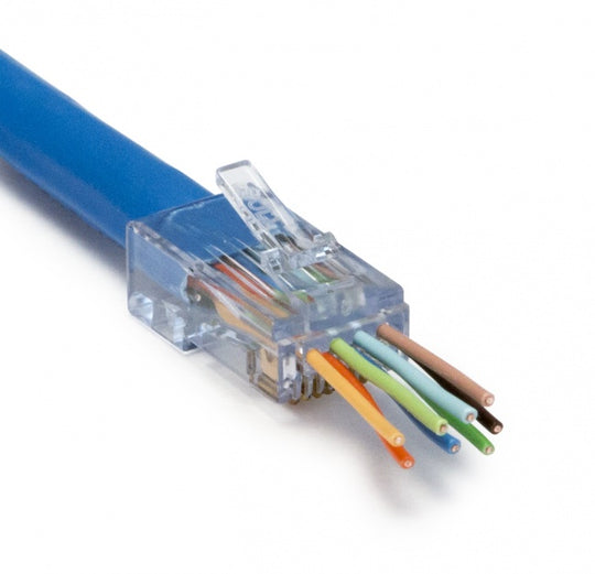 Platinum Tools ezEX®38 RJ45 Cat5e Connector - 25 Pack, 100048C