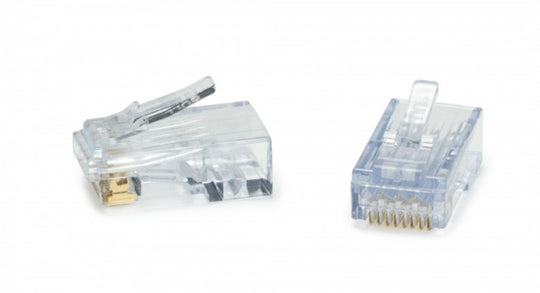 Platinum Tools ezEX®38 RJ45 Cat5e Connector - 25 Pack, 100048C