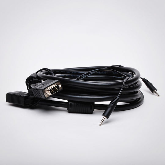 SVGA Cable with 3.5mm Audio - Double Shielded