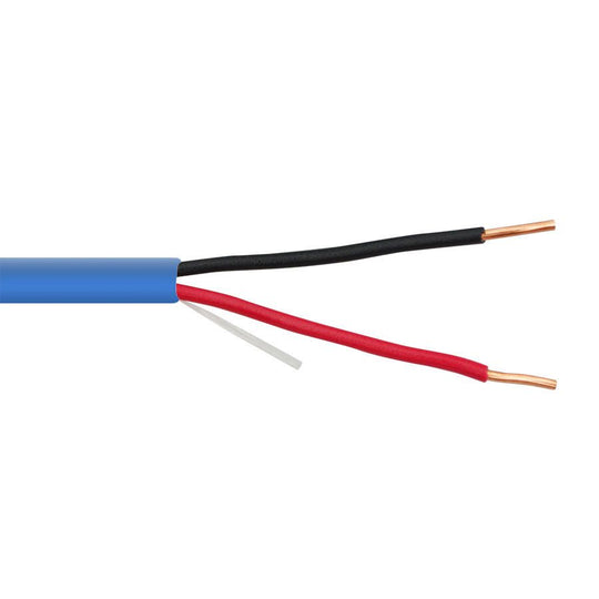SCP 2C/16 AWG Solid FPLR PVC Fire Alarm Cable - 1000ft Spool
