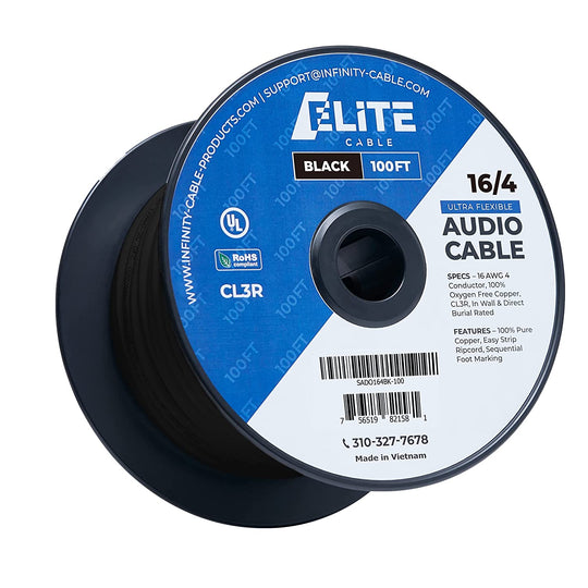 ABA Elite 16/4 65 Strand Speaker Wire, CL2/CL3R