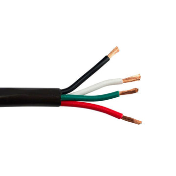 SCP 4C/16 AWG Strand Direct Burial, Water Block Tape, CMX, LLDPE JKT, Black - 500ft Spool