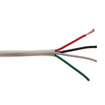 SCP 4C/16 AWG 26 STRAND BC, STANDARD SPEAKER CABLE, PVC JKT 500 FT BOX