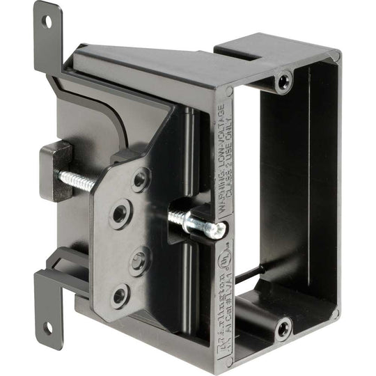 Arlington Adjustable Depth Mounting Bracket, Single Gang