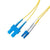 Lynn OS2 9/125 Singlemode Duplex Fiber Optic Patch Cable - LC/SC