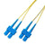 Lynn OS2 9/125 Singlemode Duplex Fiber Optic Patch Cable - SC/SC