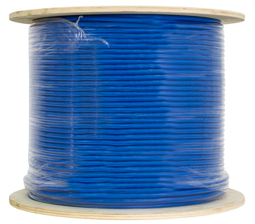 Vertical Cable CAT6A Shielded (F/UTP), 23AWG, Plenum (CMP), 1000ft Spool, UL Listed
