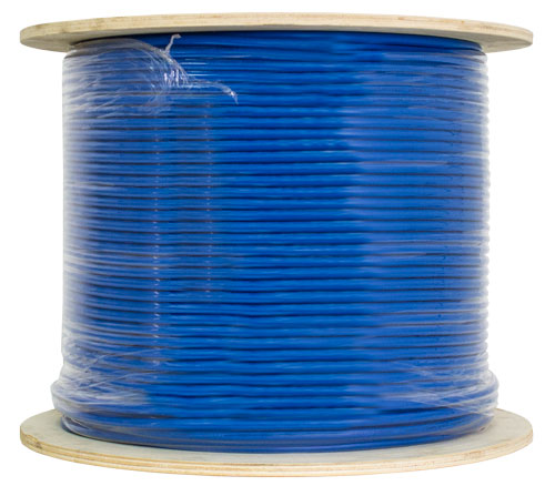 Vertical Cable CAT6, Shielded (F/UTP), 23AWG, Plenum (CMP), 1000ft Spool, UL Listed