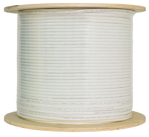 Vertical Cable CAT6A Shielded (F/UTP), 23AWG, Plenum (CMP), 1000ft Spool, UL Listed