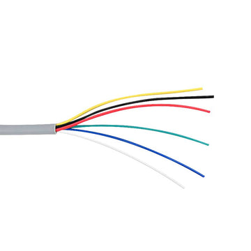 SCP 6C/18 AWG Stranded PVC Security Alarm Cable, Gray - 1000ft Spool