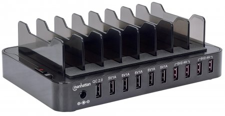 Manhattan 10-Port USB Charging Station, 180009