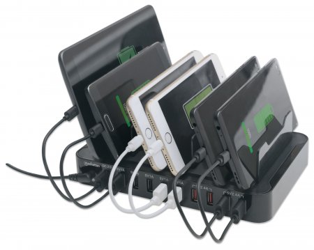 Manhattan 10-Port USB Charging Station, 180009