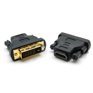 DVI to HDMI Adapter - Female HDMI to DVI Male, Bidirectional