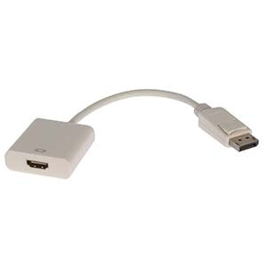 DisplayPort to HDMI Female Adapter with Flexible Cable