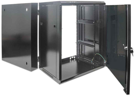 Intellinet 19" Double Section Wallmount Cabinet, 425mm Usable Depth - 15U