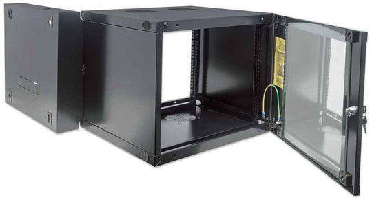 Intellinet 19" Double Section Wallmount Cabinet, 385mm Usable Depth - 6U