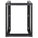 Intellinet 19" Wall Mount Open Frame Network Rack, Front-Hinged Swing Frame - 12U
