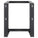 Intellinet 19" Wall Mount Open Frame Network Rack, Front-Hinged Swing Frame - 12U