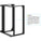 Intellinet 19" Wall Mount Open Frame Network Rack, Front-Hinged Swing Frame - 15U