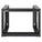 Intellinet 19" Wall Mount Open Frame Network Rack, Front-Hinged Swing Frame - 6U