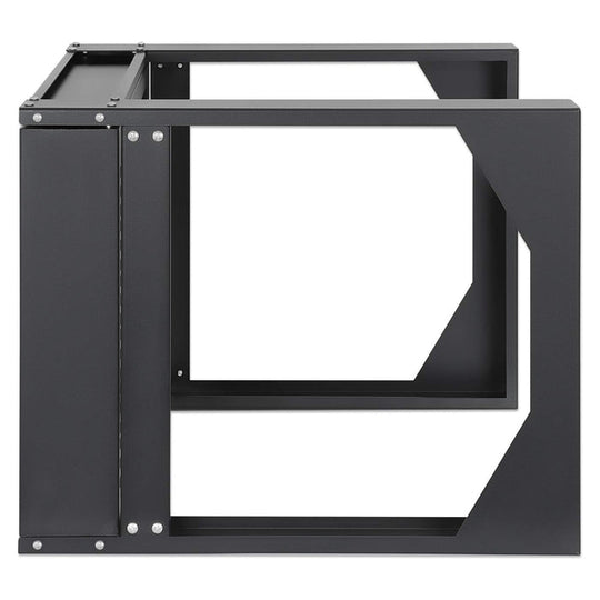 Intellinet 19" Wall Mount Open Frame Network Rack, Front-Hinged Swing Frame - 6U