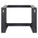 Intellinet 19" Wall Mount Open Frame Network Rack, Front-Hinged Swing Frame - 6U