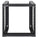Intellinet 19" Wall Mount Open Frame Network Rack, Front-Hinged Swing Frame - 9U