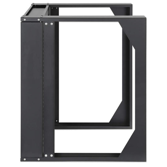 Intellinet 19" Wall Mount Open Frame Network Rack, Front-Hinged Swing Frame - 9U