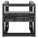 Intellinet 19" Wall Mount Open Frame Network Rack, Front-Hinged Swing Frame - 9U
