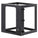 Intellinet 19" Wall Mount Open Frame Network Rack, Rear-hinged Swing Frame - 12U