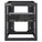 Intellinet 19" Wall Mount Open Frame Network Rack, Rear-hinged Swing Frame - 12U