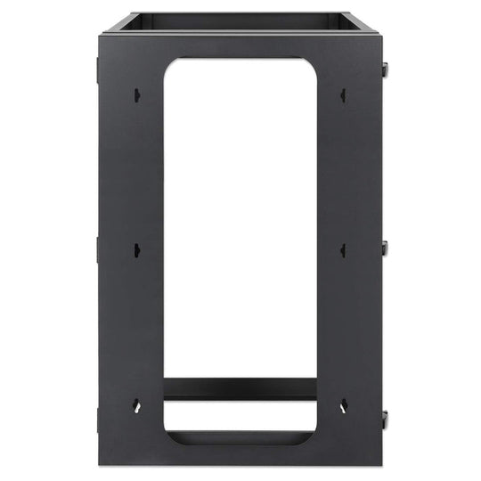 Intellinet 19" Wall Mount Open Frame Network Rack, Rear-hinged Swing Frame - 15U
