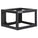 Intellinet 19" Wall Mount Open Frame Network Rack, Rear-hinged Swing Frame - 6U