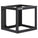 Intellinet 19" Wall Mount Open Frame Network Rack, Rear-hinged Swing Frame - 9U