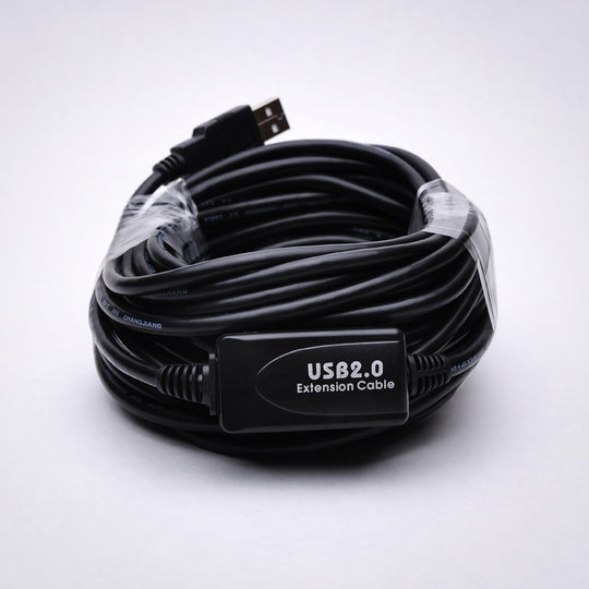 30ft USB Cable Extension for Printer - USB A Male to USB B Male with Repeater