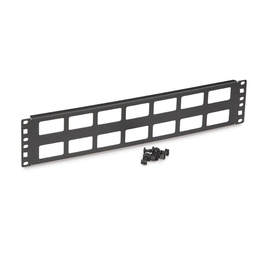 Kendall Howard Cable Routing Blank - 2U