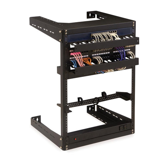 Kendall Howard 18" Deep Open Frame Wall Rack (8U-15U)