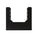 Kendall Howard 18" Deep Open Frame Wall Rack (8U-15U)