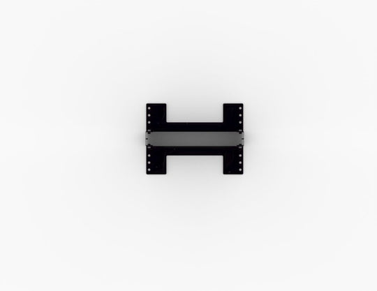 Kendall Howard 2-Post Rack, 45U with Cage Nut Rails