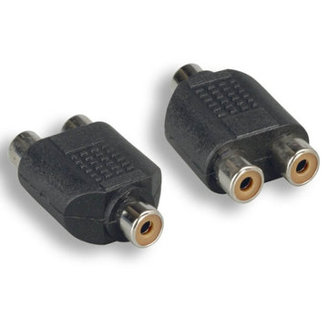 (2) RCA Jacks to Mono RCA Jack Adapter