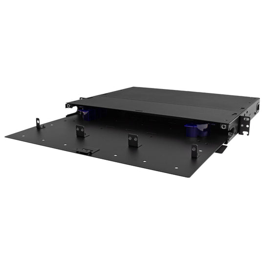 Lynn 1U Premium Rack Mount Fiber Patch Panel Enclosure (Unloaded)