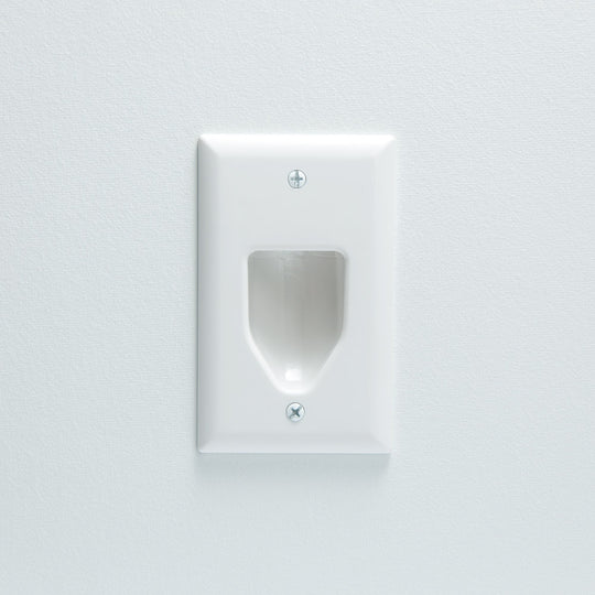 Garvin Recessed Low Voltage Cable Plate