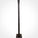 Vertical Cable 45U 2 Post Open Rack, Black
