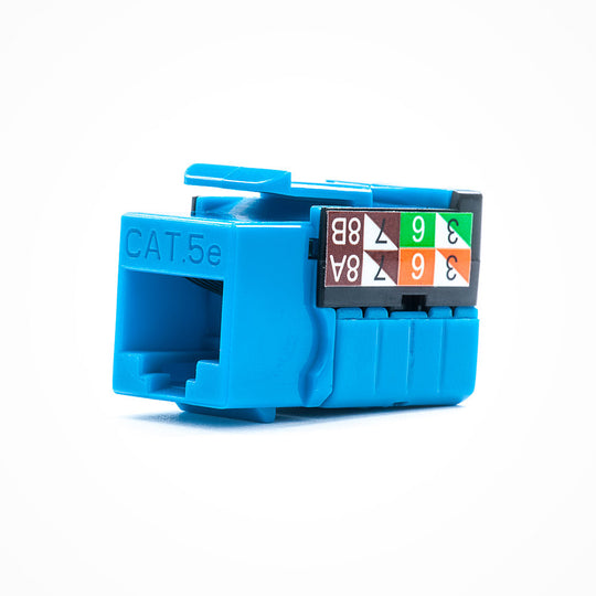 Cat5E Keystone Jack - 110 Style